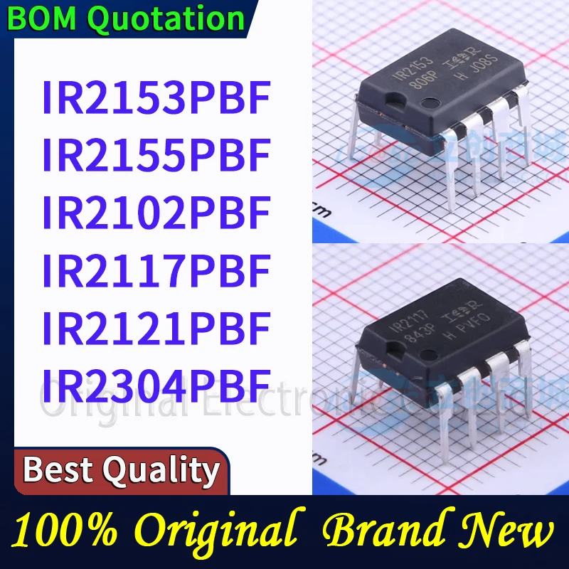 

IR2153PBF IR2155PBF IR2102PBF IR2117PBF IR2121PBF IR2304PBF In stock Original High quality