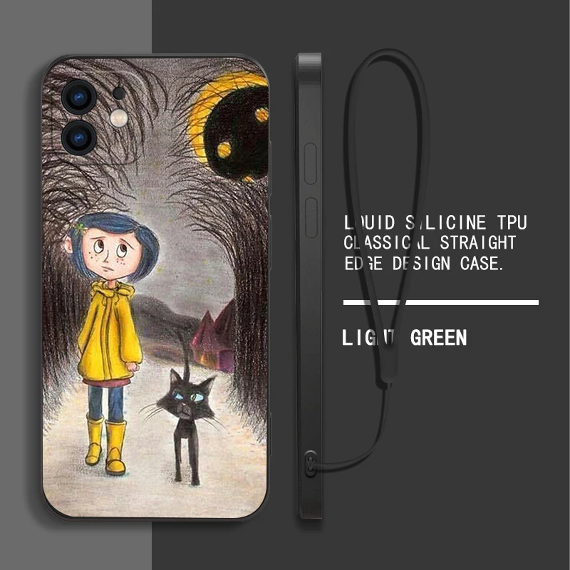 Coraline And The Magic Door Phone Case For Xiaomi Redmi Note 12 12S 12C 10 10C 10A 10T 9A 11 11S 11T Pro Plus 4G 5G Soft Cover