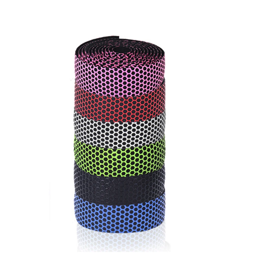 

1 set Non-Slip Handlebar Tape Shock-Absorbent Silicone Wrap For Bicycle Mountain Road Bike Blue Riding Accessory