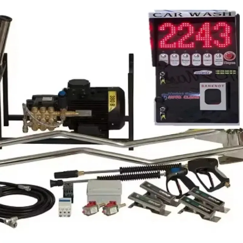 High Pressure Self-Service Car Wash Machine Commercial Grade Power Wash Equipment for Auto Detailing