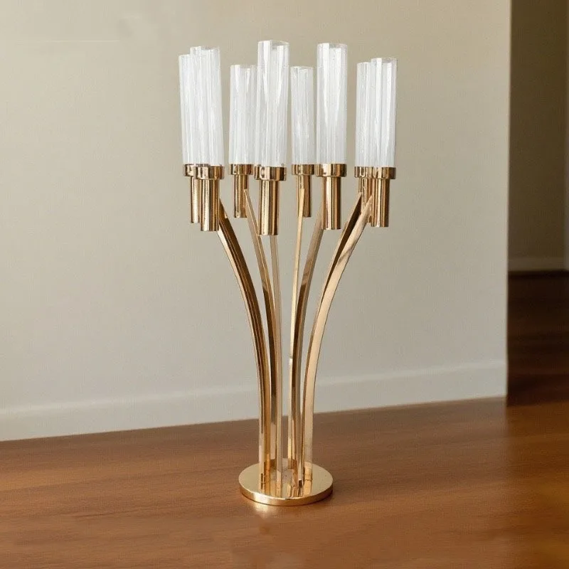 Aromatic Elegant Candles Holder Design Corner Candle Holder Wedding Floor Decoration Candleholder Aesthetic Home Candlestick