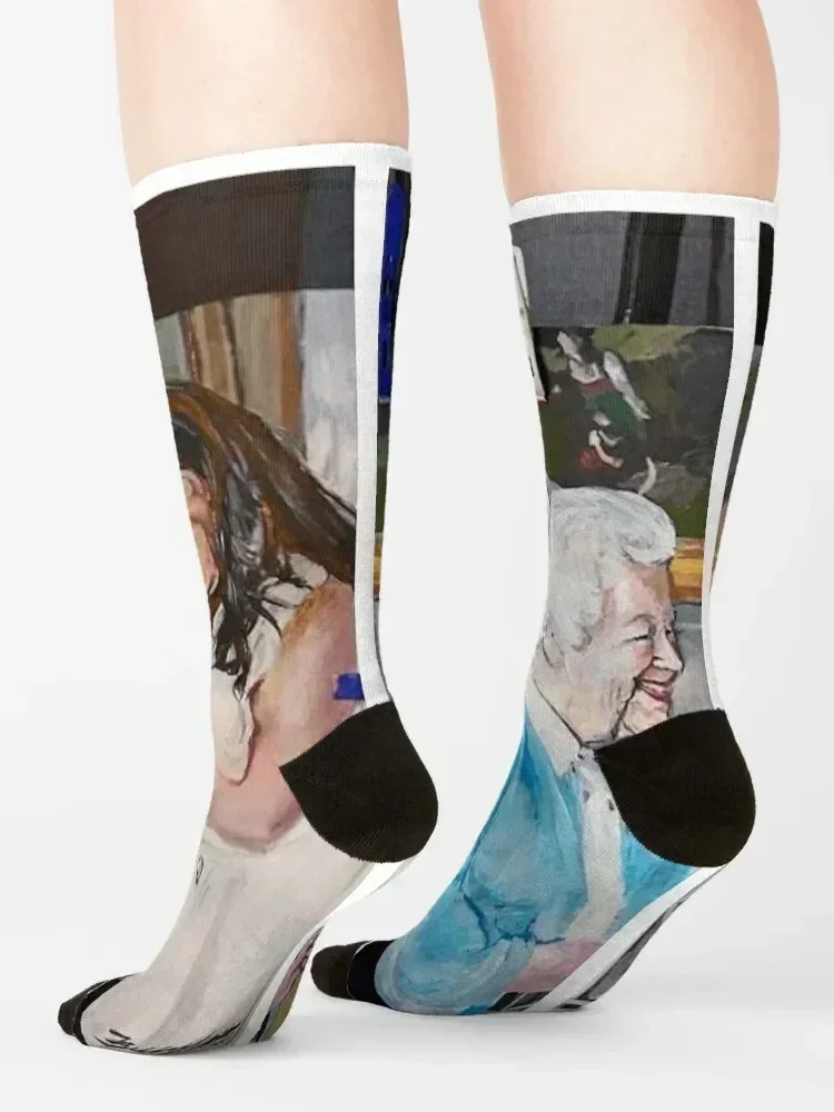 Royal Family Socks floral Sports fashionable sport Socks For Women Men's