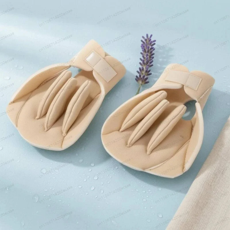Finger Separator Gloves Hook-and-Loop Fastening Wrist Support Splint Hand Brace Stitched Construction Rehabilitation Supply