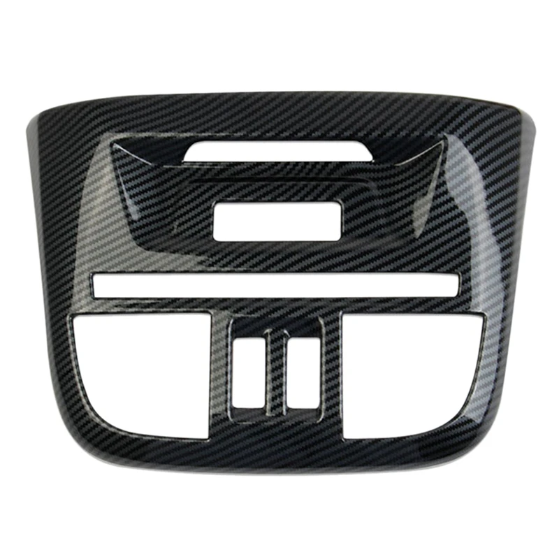 Car Carbon Fiber Interior Front Reading Light Lamp Cover Trim Sticker For Subaru XV 2017 2018 2019 2020 2021 2022