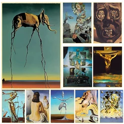 Surrealism Famous Artwork By Salvador Dali Canvas Painting Posters And Print Wall Art Pictures for Living Room Home Decoration