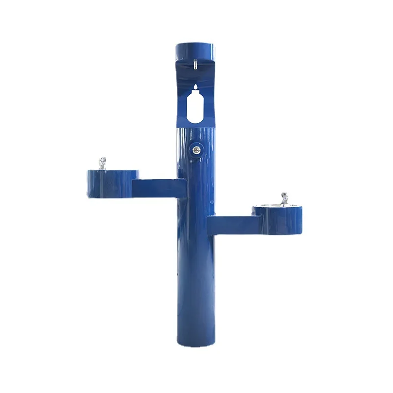 Special-shaped park outdoor 304 stainless steel direct drinking water table