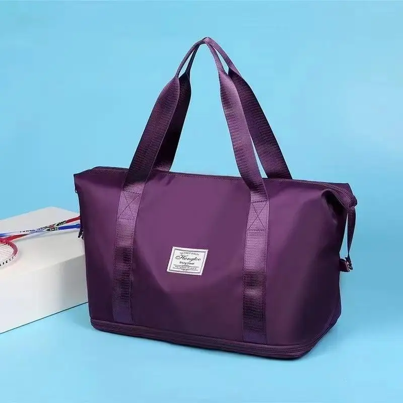 Large Capacity Waterproof Travel Bag Universal Folding Dry Wet Separation Fitness Handbag for Luggage