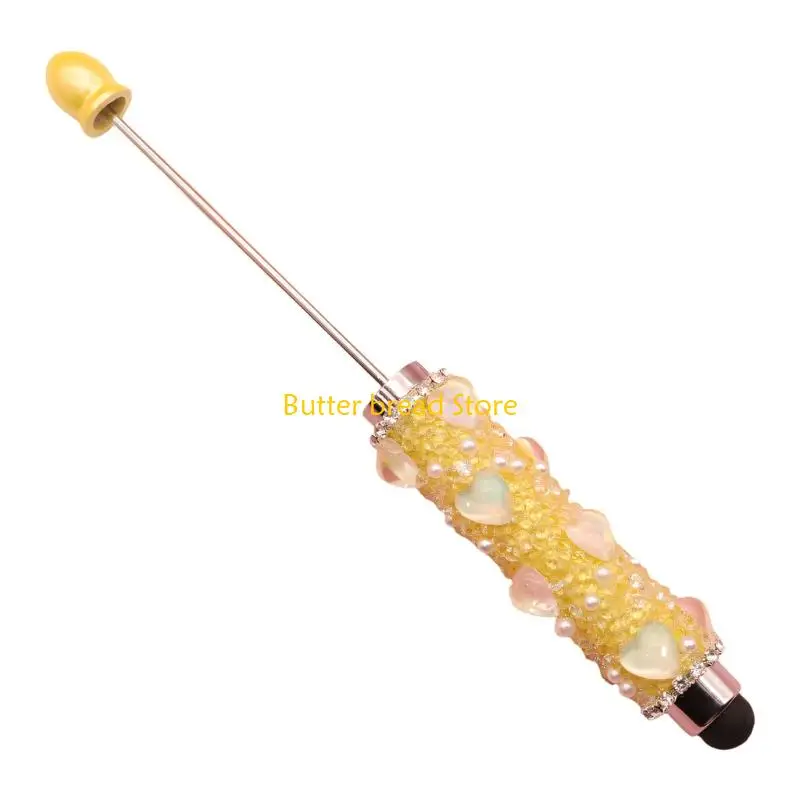 W89C Rhinestones Decorated Ballpoint Pen Touching Screen Pen For Student Writing