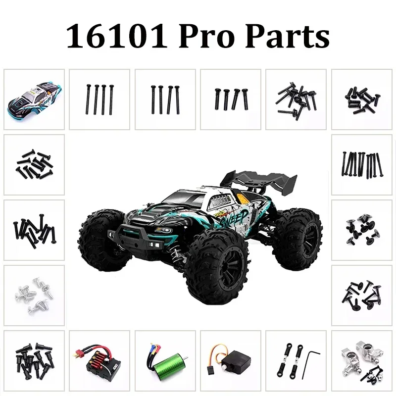 16101 PRO 16102 PRO RC Automotive PartsGear Turning Shaft Tie Rod Steering Cup Motor Tire Remote Control Shock Absorber Screw