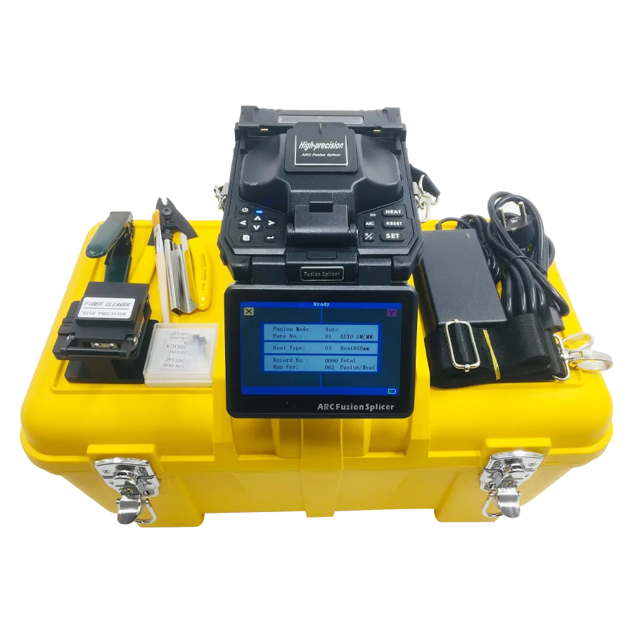 ST3100A 6 Motor Core To Core Welding Splicing Machine Optical Fiber Fusion Splicer