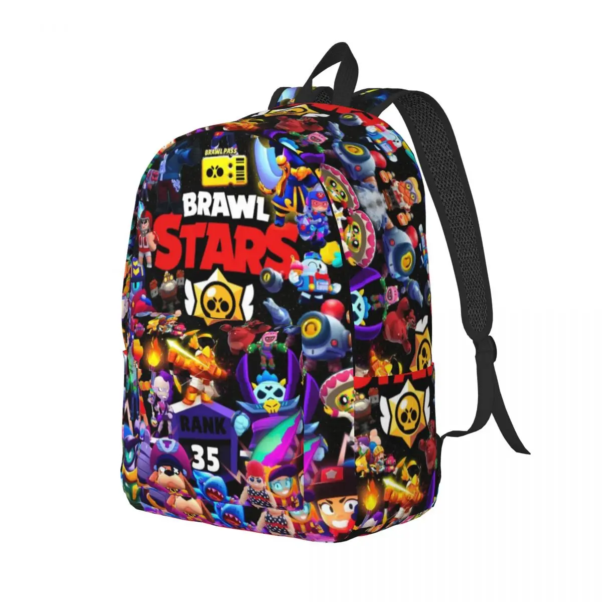 Brawled Game Cool Backpack Lightweight High School Hiking Travel Daypack for Men Women Laptop Computer Shoulder Bag