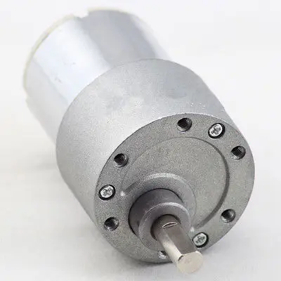 37GB-528 DC 6V 12V 24V 6mm Shaft Dia Electric Gearbox Geared Motor DIY Car Robot 1.35RPM-670RPM