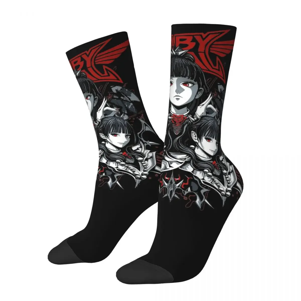 Casual Men Women Socks Babymetal Japan Metal Rock Band Product Super Soft Sport Dress Socks All Season