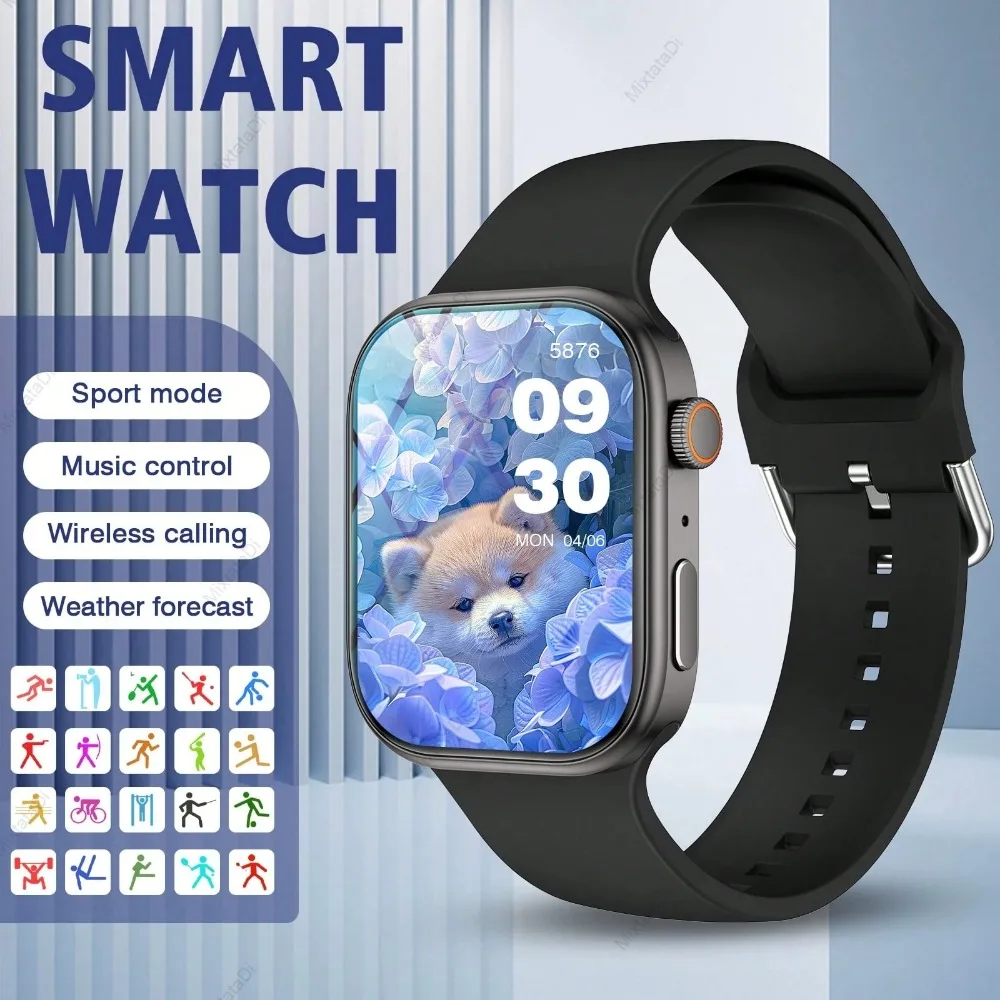 

Смарт-часы для мужчин и женщин, совместимые с Android IOS IPhone, 1,83 дюйма, умные часы с сенсорным экраном и фитнес-трекером с беспроводным звонком