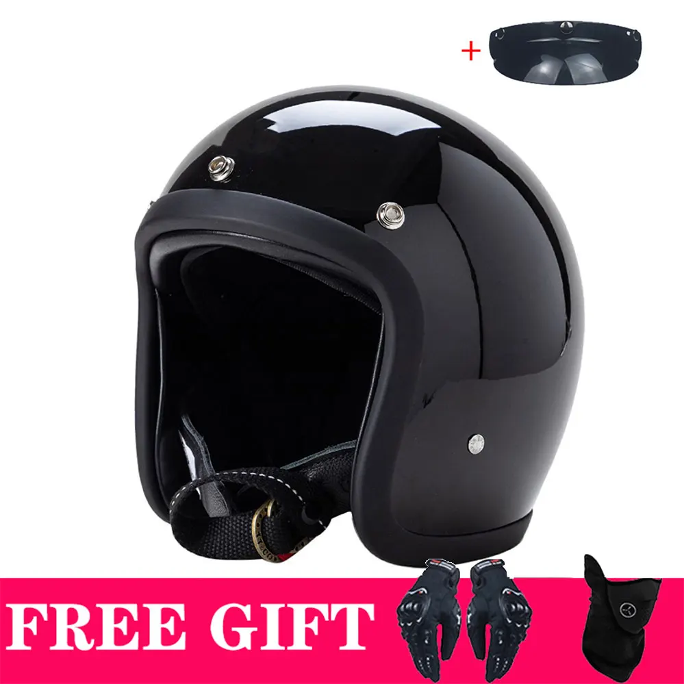 

TT&COCASCOS 500TX Vintage Motorcycle Open Face Helmet Japan Technology Fiberglass Scooter Motorbike Riding Jet Casque Moto Casco