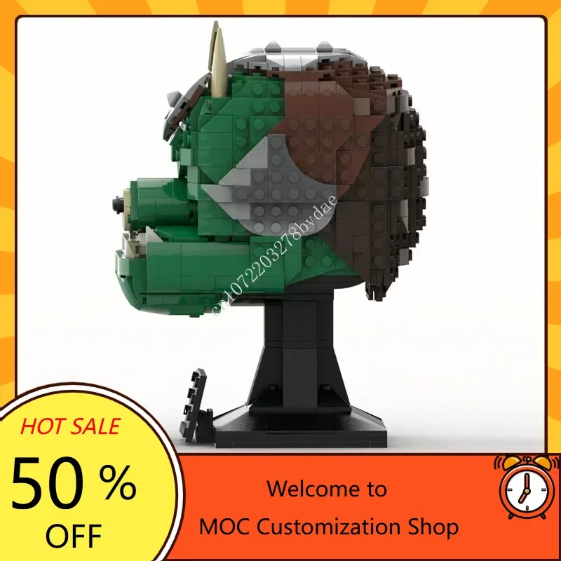 MOC 우주 전투 시리즈 가모레안 가드 메가 피규어 퍼즐 창의적인 DIY 조립 휴일 크리스마스 장난감 어린이 선물