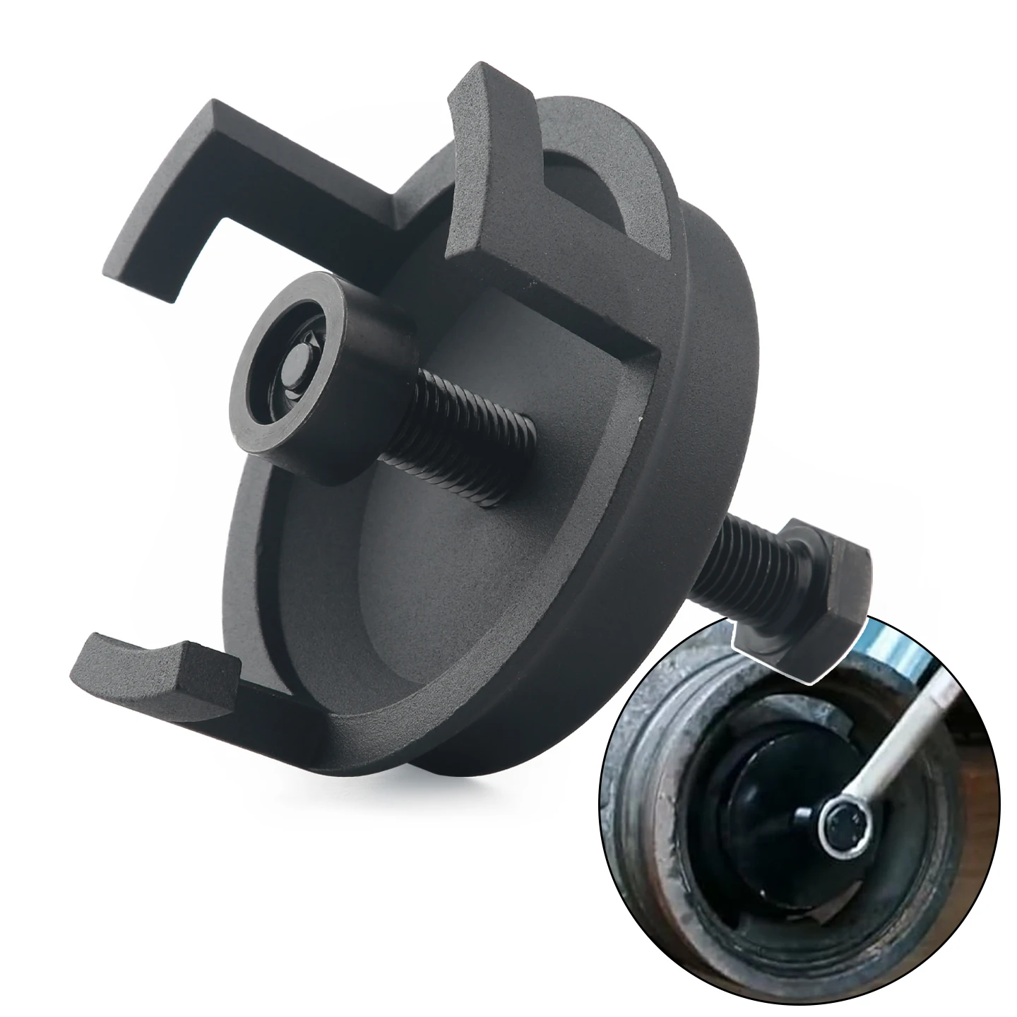 

Съемник и кривошипный съемник Harmonic Balancer, прецизионная обработка с ЧПУ из твердой стальной заготовки, совместимый с GM Chrysler Jeep Dodge, Cr