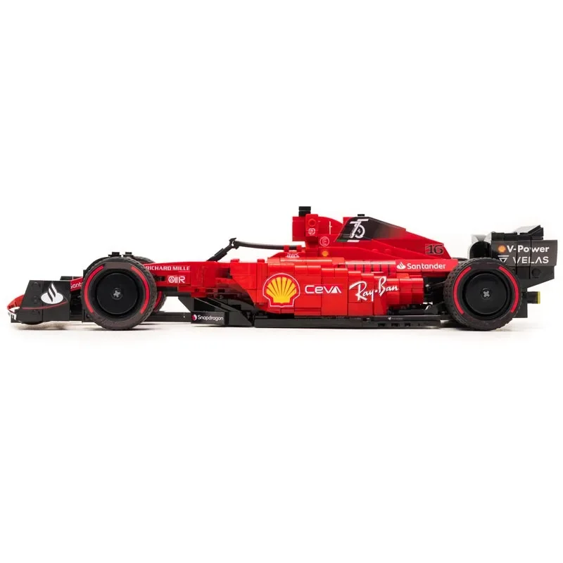 New MOC-143121  F1-75 Team Stake 1:15 scale Formula 1 Race Car Model Buiding Kit Creators Block Bricks Kids Toys Birthday Gifts