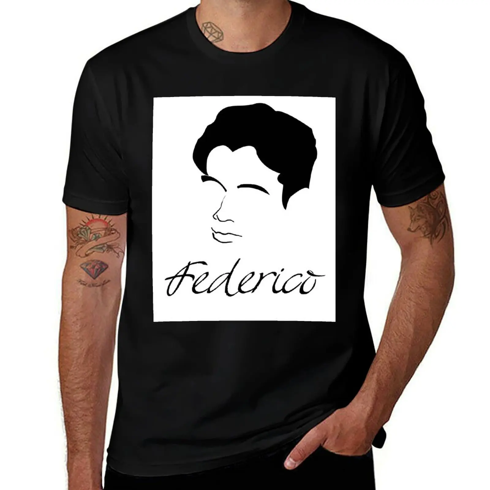 Federico García Lorca T-Shirt man t shirts for men T-Shirt
