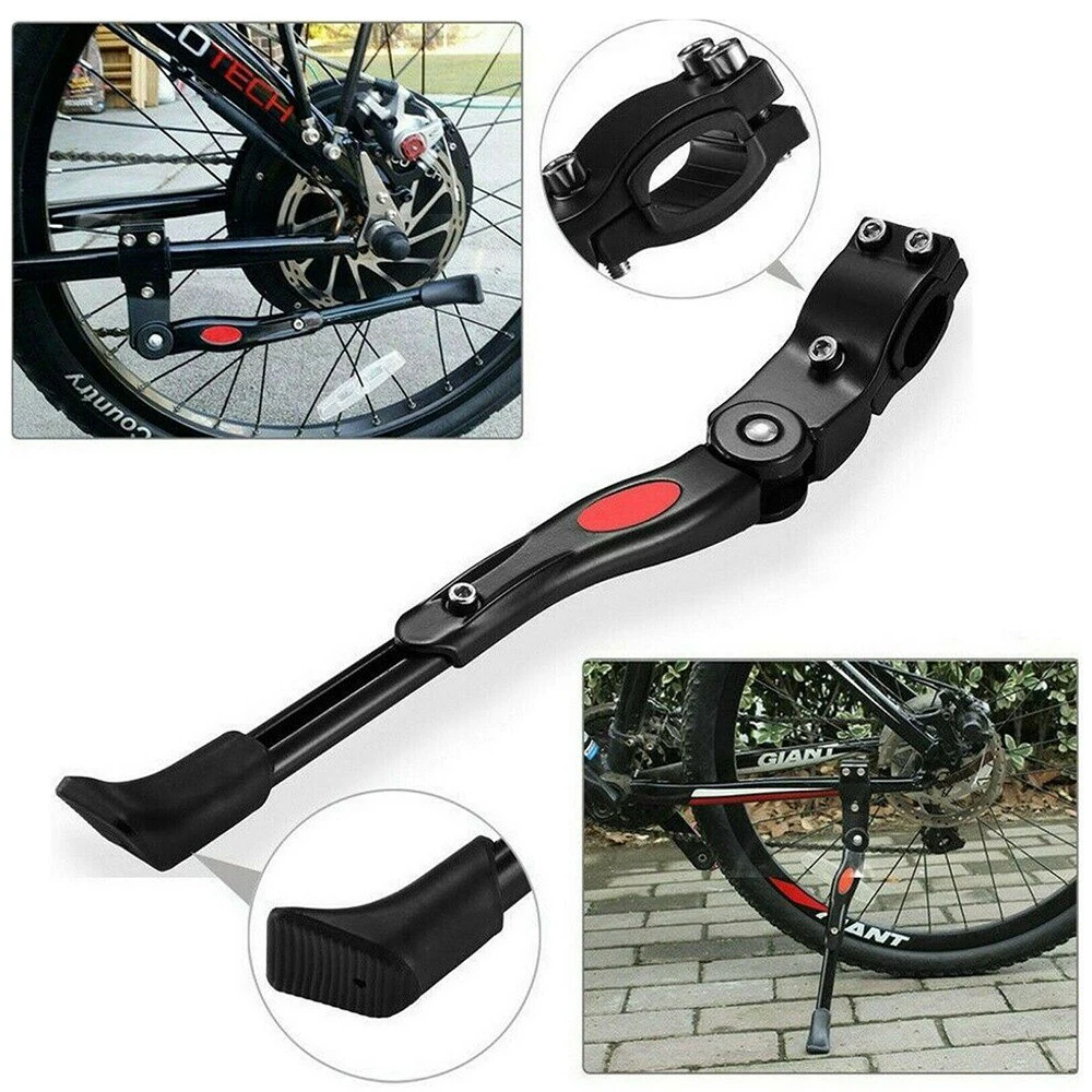 Bike Stand Adjustable MTB Road Bicycle Kickstand Parking Rack Mountain Bike Support Side Kick Stand Foot Brace