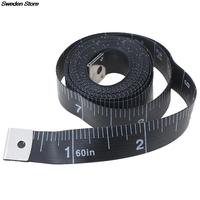1.5M Sewing Ruler Meter Sewing Measuring Tape Body Measuring Ruler Sewing Tailor Tape Measure Soft Black
