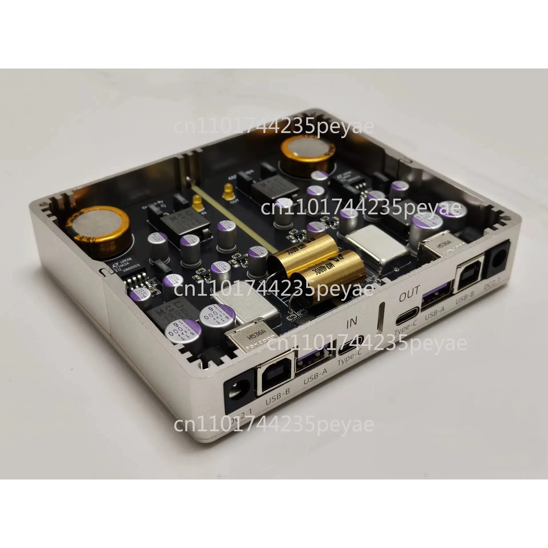 480M Gold Brick Flagship USB Isolator Data Reorganization TCXO Crystal Clock HIFI Audio DAC
