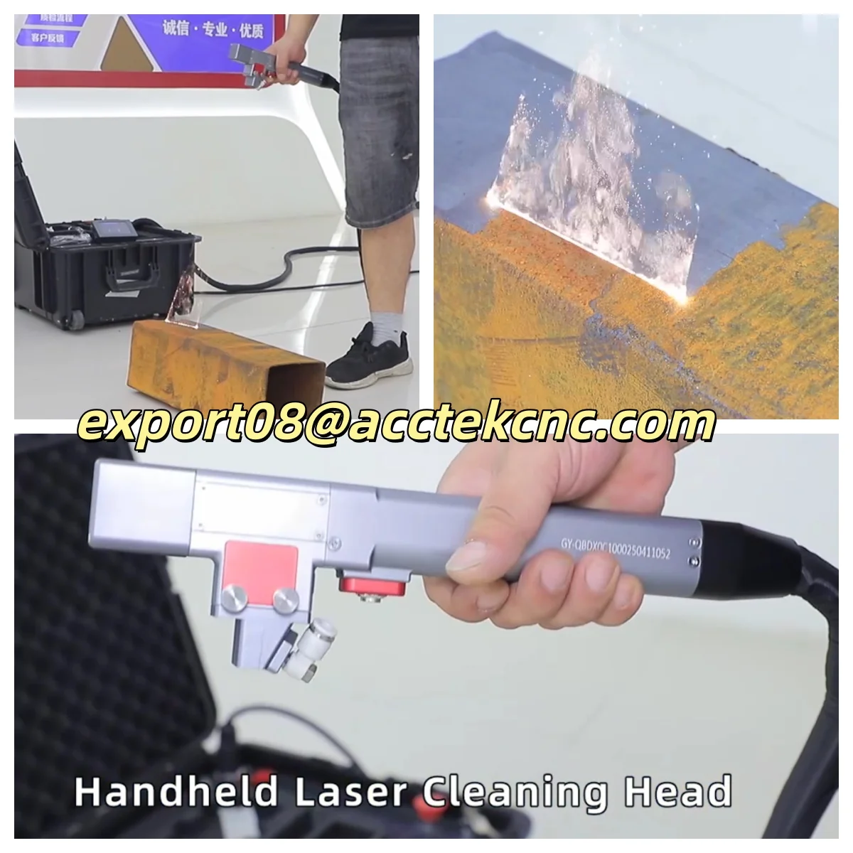 New Style Luggage Laser Cleaning Machine Continue Laser Suitcase & Luggage Laser Cleaning Machine For Metal And Wood Cleaning