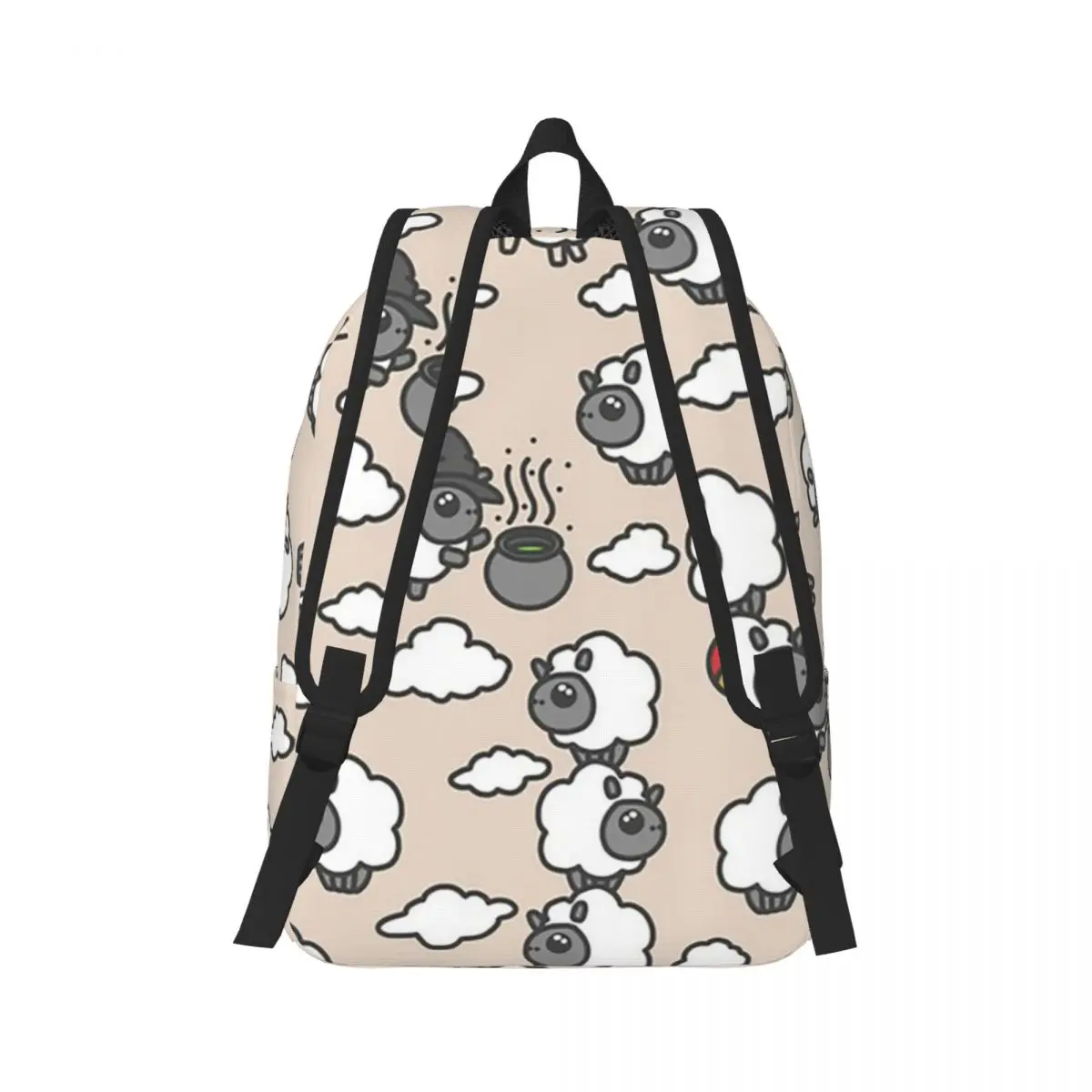 Sheep Farm Backpack Student Boys Girls BookBag Kids School Bag Computer Shoulder Bags for Men Women