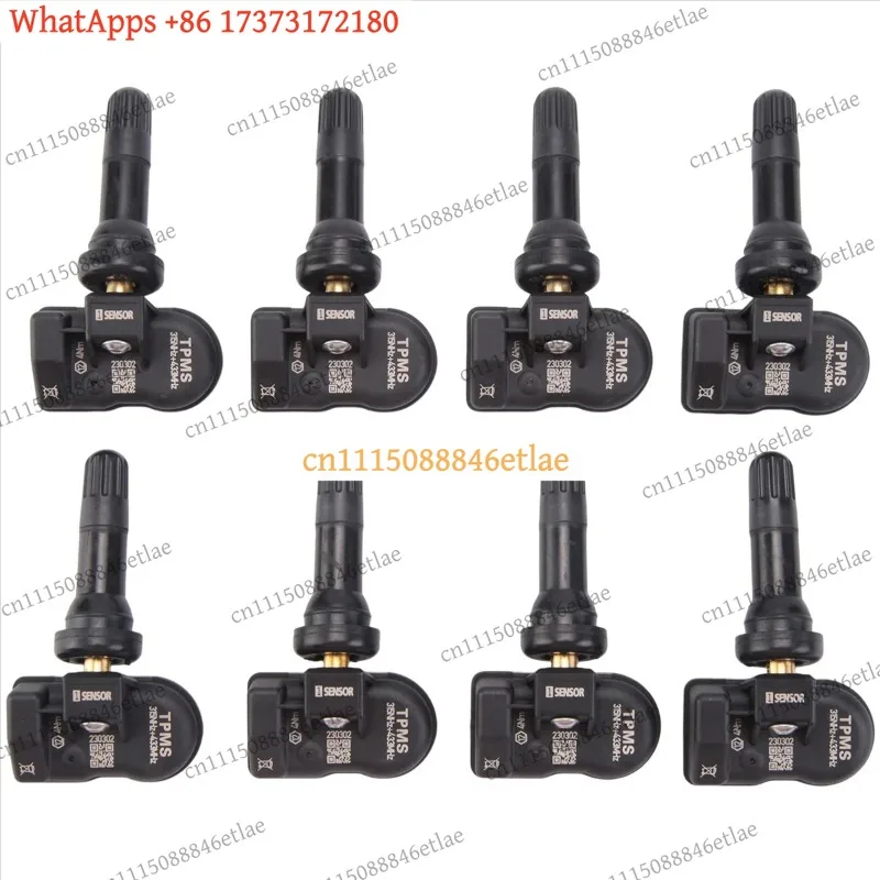 k3 8Pcs Autel MX-Sensor, 315/433MHz Dual Frequency Programmable TPMS Sensor, Cloneable OEM Replacement