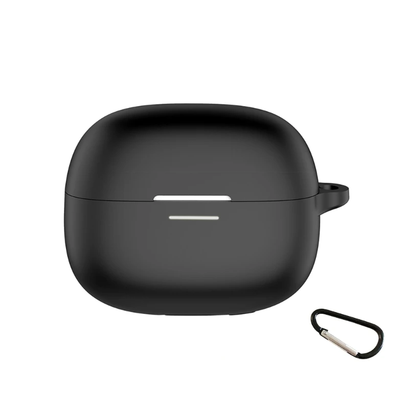 Custodia Silicone Per XIAOMI REDMI Buds 6 Pro – Protezione Antiurto, Fori Precise, Ricarica Senza Rimuovere, Sensazione Morbida Al Tatto (Nero)