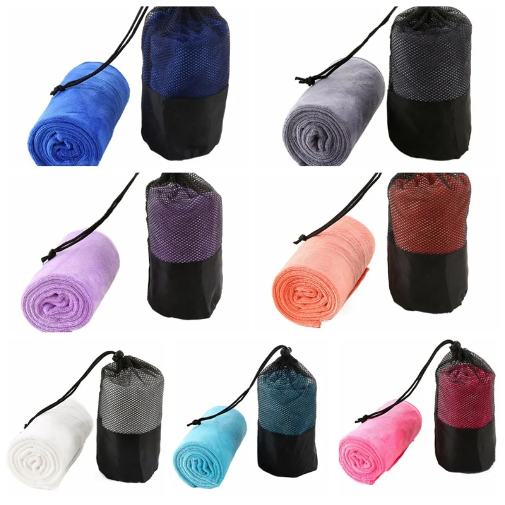 Portable With Bundle Pocket Sports Towel Quick-Drying Wiping Sweat Gym Towel Soft Microfiber Swimming Towel Running