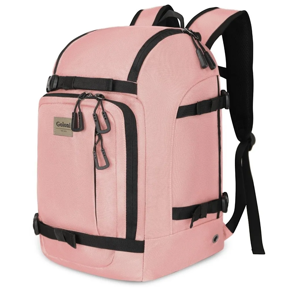 

Сумка для лыжных ботинок 50 л, большая вместимость, регулируемая, дышащая, водонепроницаемая, для шлема, лыжных ботинок и очков