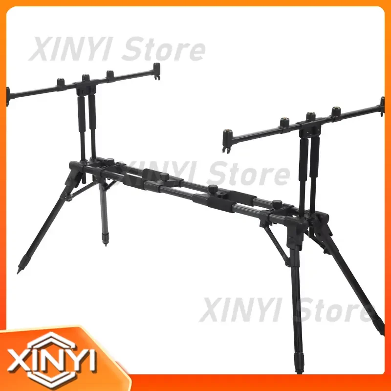 Jingyi Four-Legged Warehouse Fishing Bracket for European Fast Folding Throwing Rod Multi-Head Battery Powered Fish Alarm