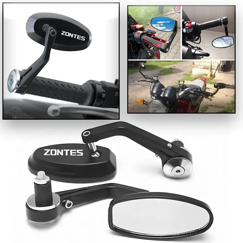 Motorrad CNC Rückspiegel Fester Flügelgriff Rückspiegel für ZONTES 703F 368G 368E 310V/X/T/R Zt250 ZT125 125U