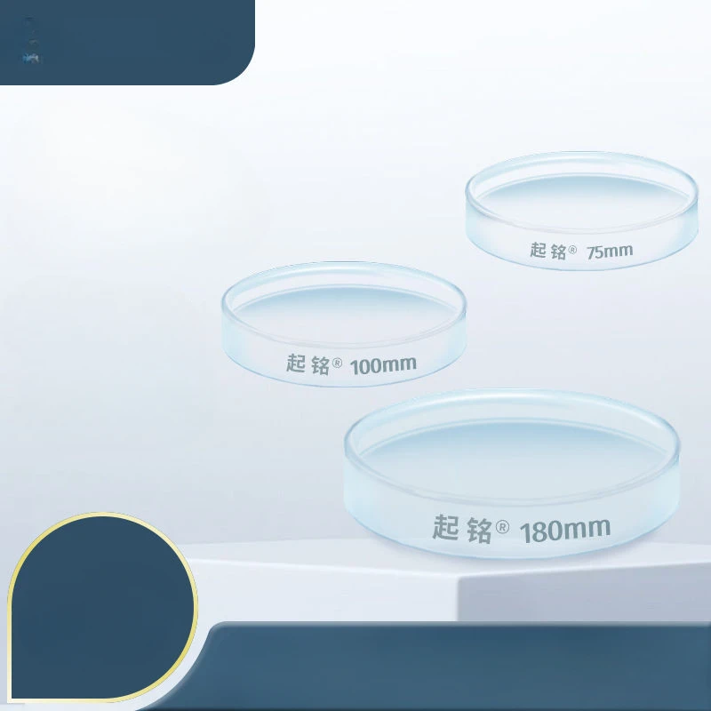 Transparent circular high-temperature resistant biological petri dish, cell and bacterial culture dish experimental instrument