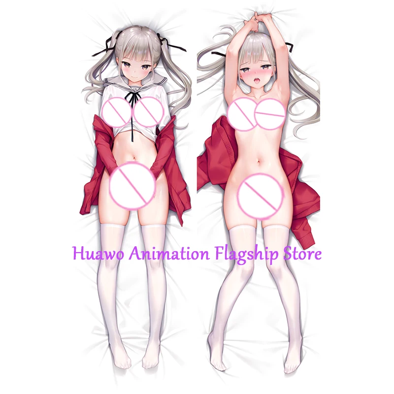 Dakimakura Anime Pillow Cover Beautiful Girl Double Sided Print 2Way Cushion Cover Xmas Gifts