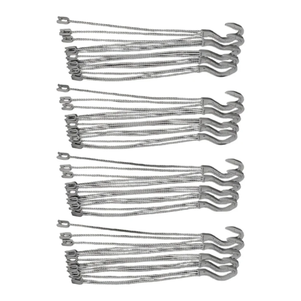 20PCS 36mm Plastic Hook for Flower Pots Designed to Hang Plants Off Ground with Sturdy U-Shaped Clip Structure