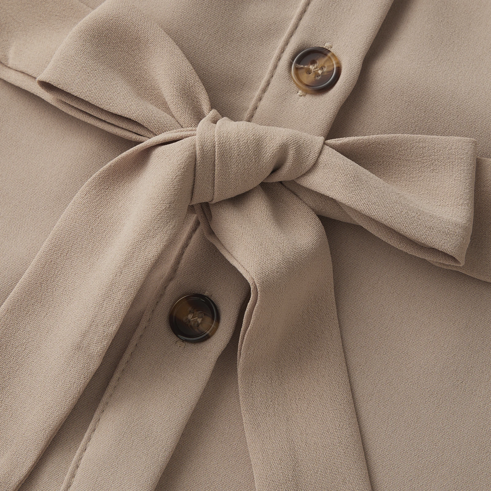 Robe chemise d'automne classique pour femmes, élégante, couleur unie, boutonnée, col en V, manches longues, Mini robe avec ceinture