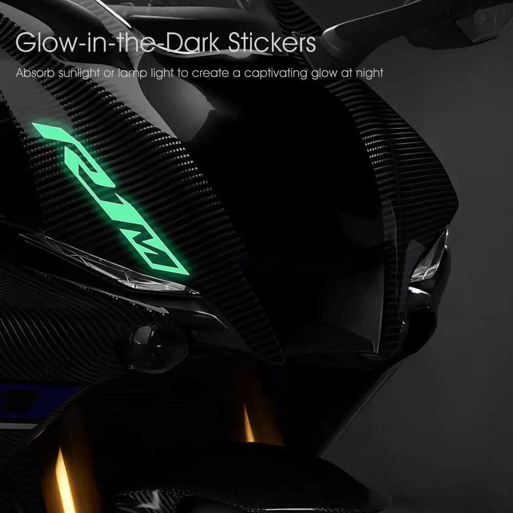 Motorcycle Glow Stickers Decal for Yamaha YZF R1M YZF-R1M YZFR1M Accessories 2015 2016 2017 2018 2019 2020 2021 2022 2023 2024