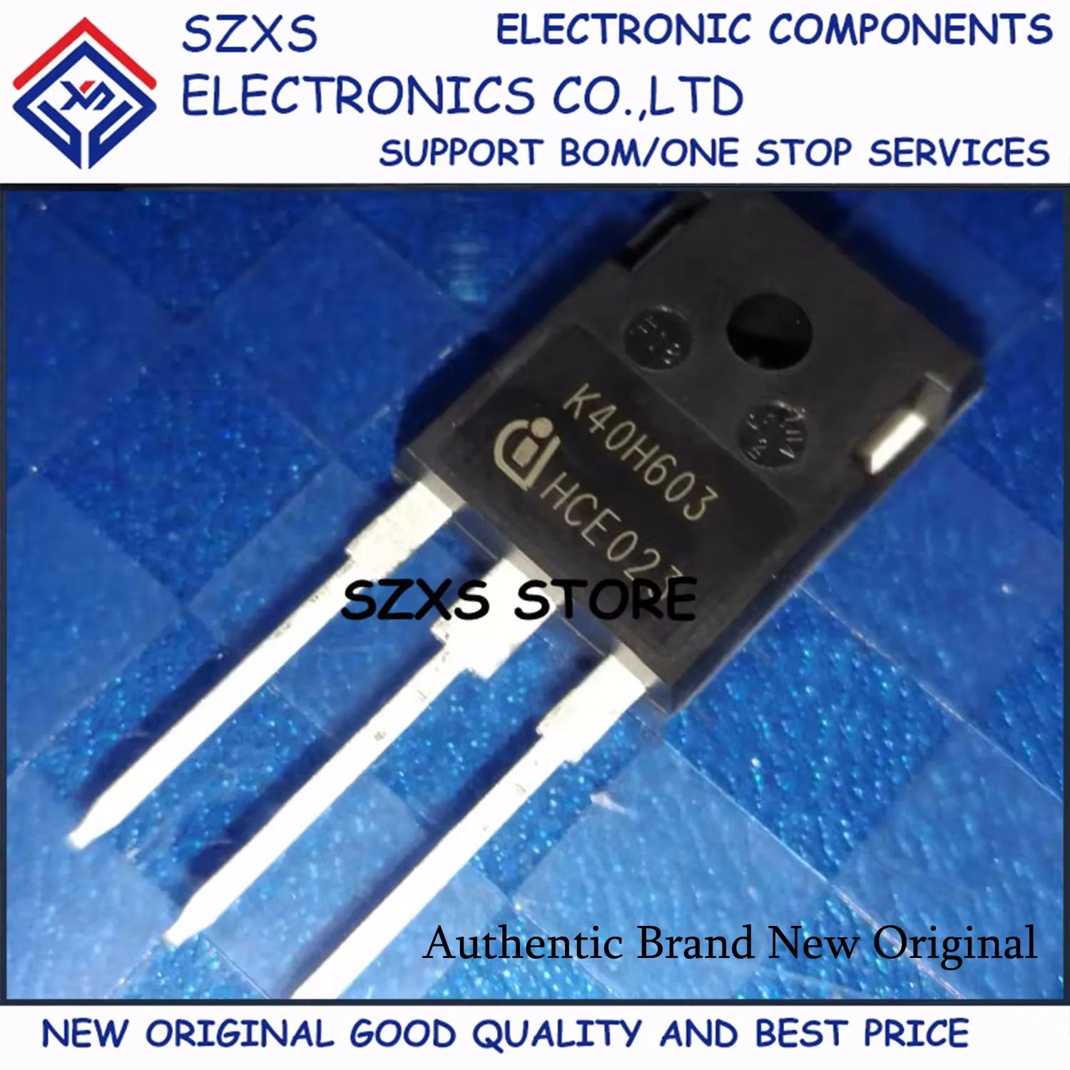 New Original 10Pcs K40H603 IKW40N60H3 TO-247 600V 40A IGBT Field Effect Transistor Electronic