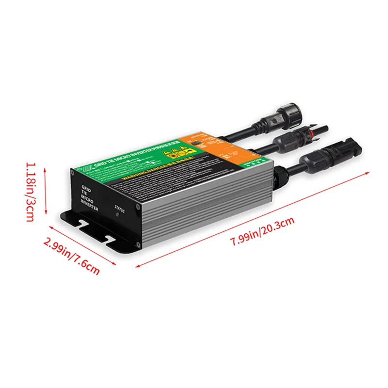 BYBS-Mini Solar Inverter Inverter 150W MPPT DC 18-30V To AC 110V Mini On Grid Inverter For Home MPPT Solar