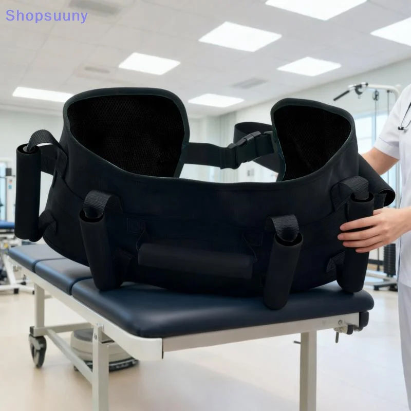 [SU]Gait Belt Transfer Belt For Senior With 7 Handles Anti-Slip Transfer Belt For Elderly Lift Belt With Quick Release[SU]