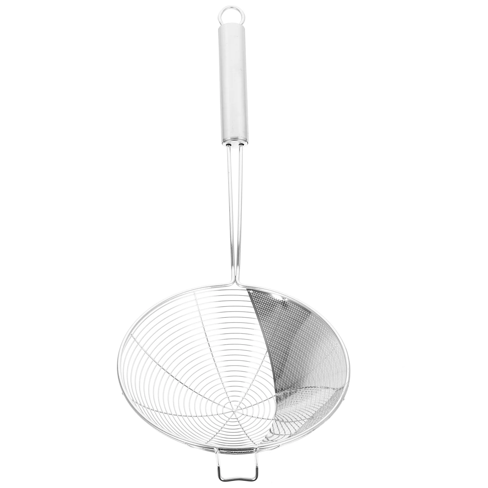 

Stainless Steel Pasta Strainer Spoon Hot Pot Noodle H held Oil Spill Spoons Kitchen Tools Metal Slotted Spoon