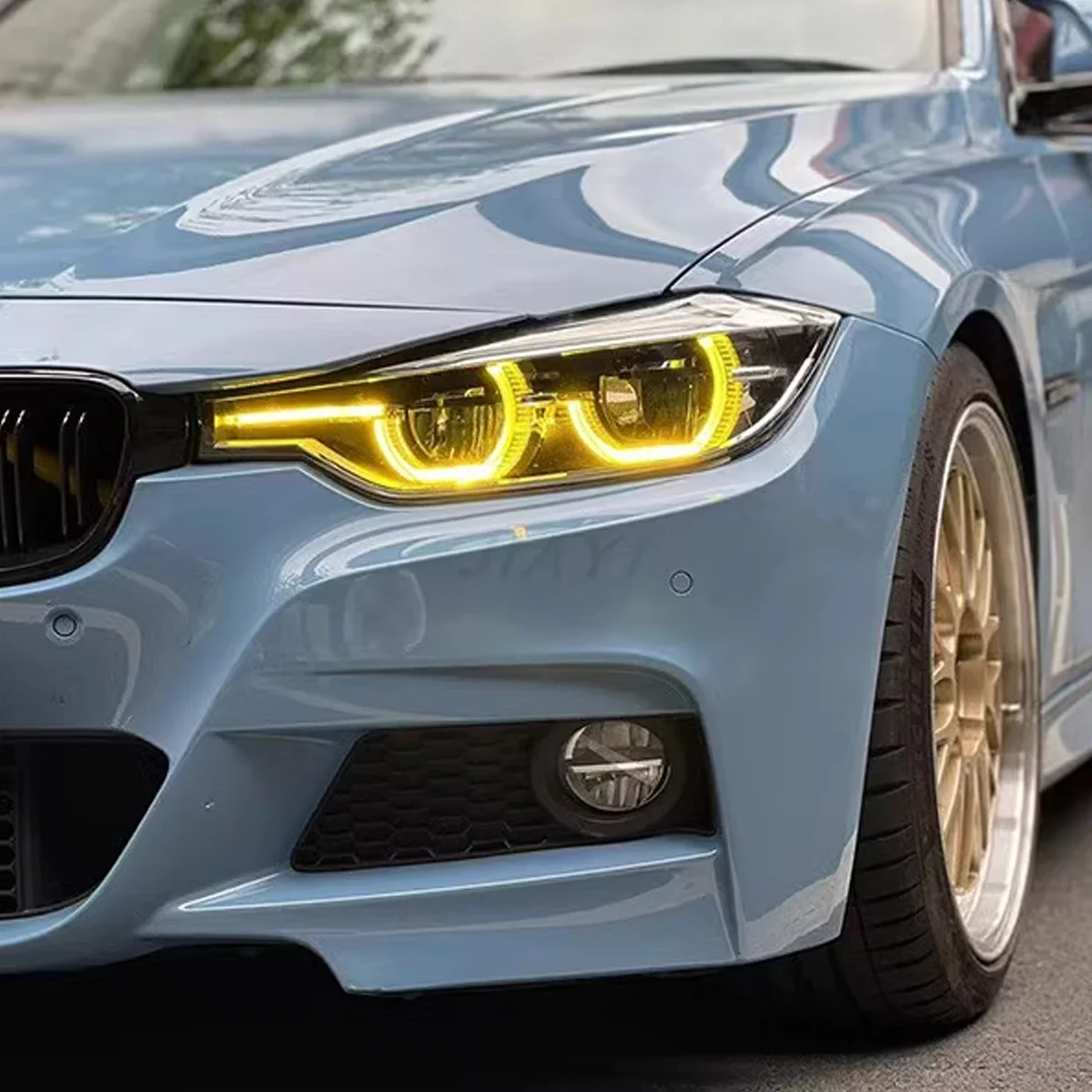

Car Accessories For BMW 3 Series F30 Angel Eyes Lemon Yellow DRL F31 LED Boards F34 3 GT Headlamp Module