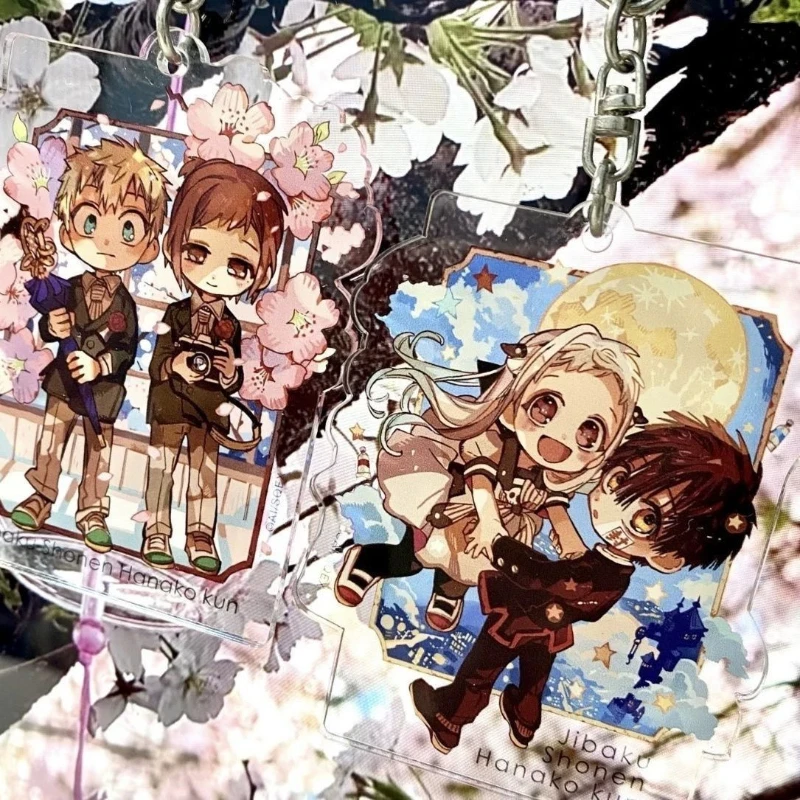 Anime Toilet-Bound Hanako-kun Yugi Amane Nene Yashiro Cosplay Keychain Kawaii Acrylic Keyring Key Chain Bag Accessory Ornament
