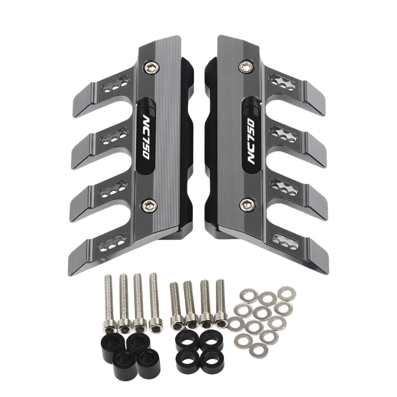 T3LF Enhancing Protective Motorcycle Front Mudguard Cover, Aluminum Aesthetic