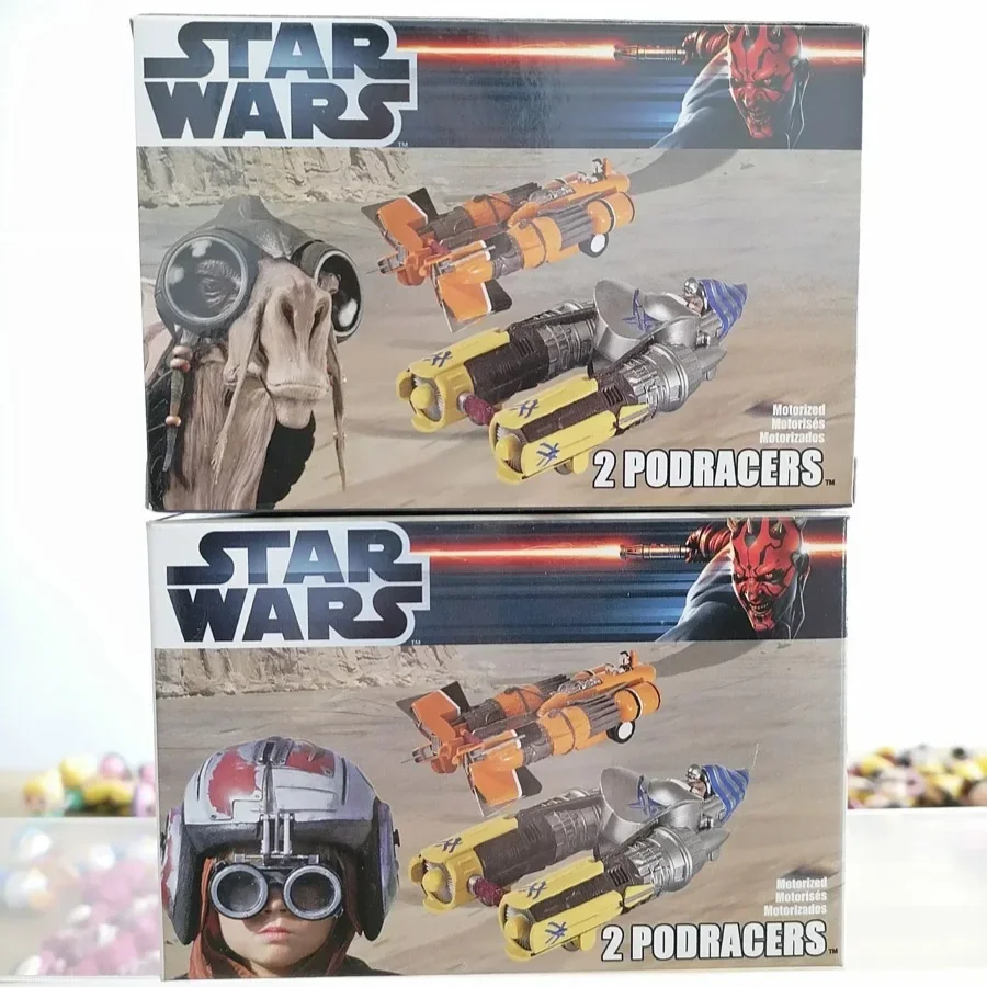 Star Wars Motorized Podracers Figure Pull-back Vehicle Starship Spacecraft Spaceship Model Toy Collection Children Birthday Gift