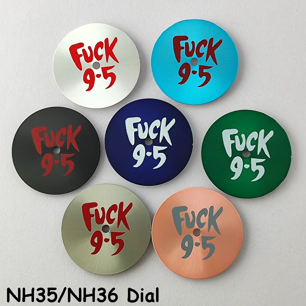 28.5mm logo free dial NH35NH36 dial suitable for NH series 35A36 movement customizable logo dial