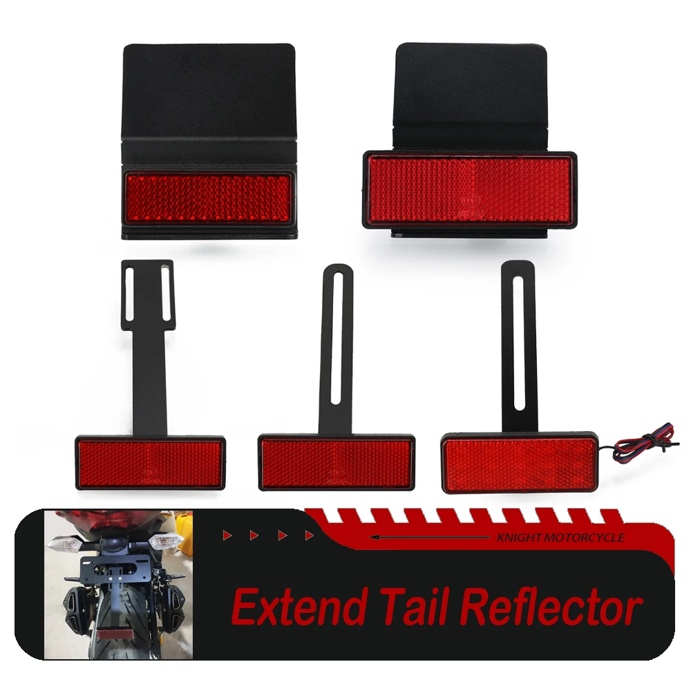 For Honda CRF300L RALLY CRF300RX CRF300RL CRF300 CRF 300 L RL Motorcycle Accessories License Plate Holder Extend Tail Reflector