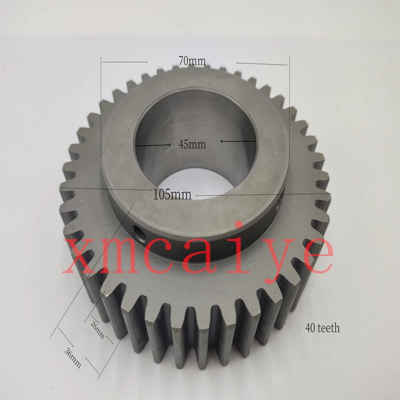 2 Pcs High Quality Komori Gear 105x45x35mm 40 Teeth Swinging Water Gear L40 Printing Machine Parts 444-5406-033